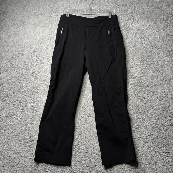 INC International Concepts Pants Women's Size 10 Black Straight Leg - Picture 1 of 5